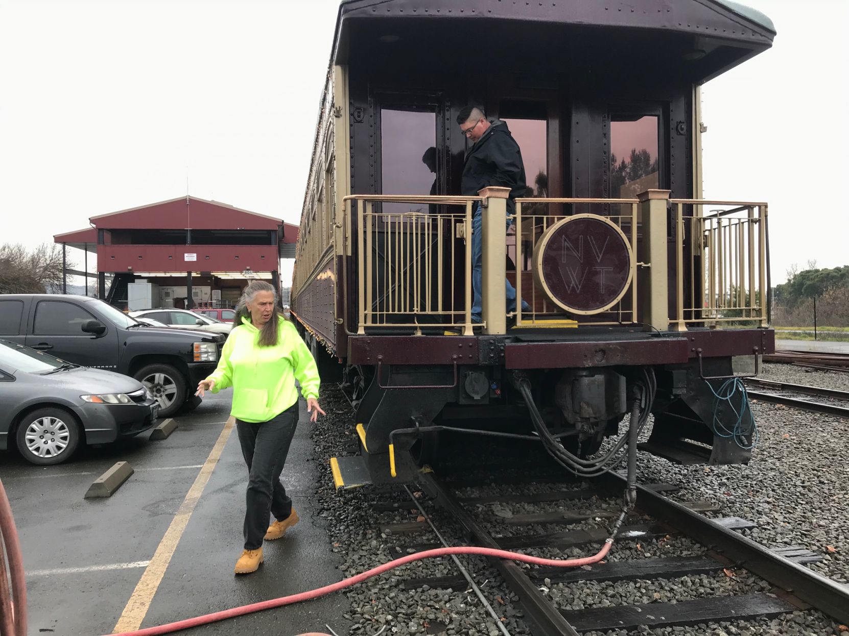 Wine Train conductors